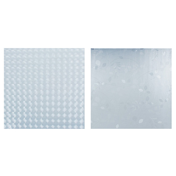 Пленка на стекло тм VETTA, самоклеящаяся, статическая, 2D, в рулоне, 45х200см, ПВХ, 2 дизайна