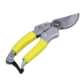 Секатор плоскостной тм INBLOOM 20см, марганцевая сталь 65М, гальваническое покрытие