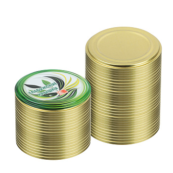 Набор крышек металлических для консервирования СКО, 50шт, D-82мм (Елабуга)