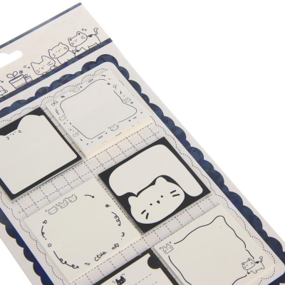 Набор бумаги для заметок, 1 отрывной блок и 6 клейких по 20л, 80г, "Друзья Товарищи", уп. 13,5х25см