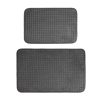 Набор ковриков для ваннойтм VETTA Corn, сетка кукурузная 250г/м², 60х40см+80х50см, серый