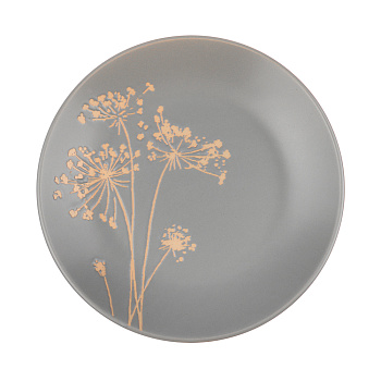 MILLIMI Амми Тарелка закусочная, 19,5см, серый