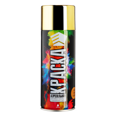 ЕРМАК Краска аэрозоль 400мл, золотистый металлик, золото (9003/188)