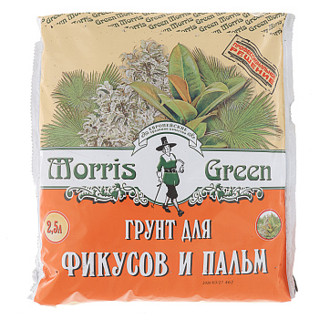 Грунт для фикусов и пальм тм Мorris Green 2,5л