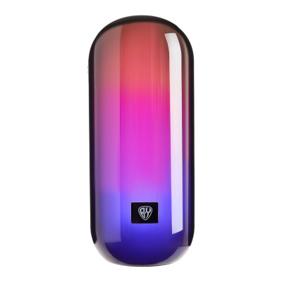 Колонка беспроводная BY EchoCore 7Вт,подсветка,1800мАч, BT5.3, USB, AUX,microSD,ВШГ 19x8x8см, черный