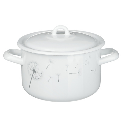 Одуванчик Кастрюля эмалированная 2,9л, индукция