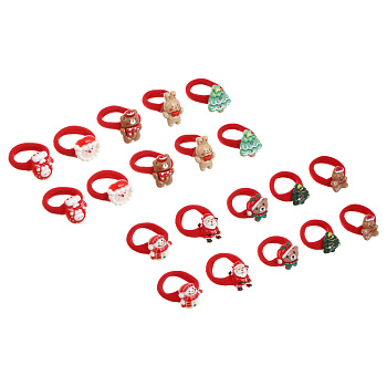 Резинки для волос 10 шт, тм ЮНИLOOK, d3см, полимер, 2 дизайна, #5