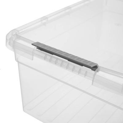 Ящик для хранения, на защелках, 36,9х24,7х15,4см, 10л, полипропилен