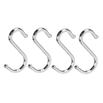 Набор крючков S-образных тм VETTA, хромированная сталь, 4 шт