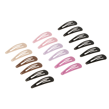 Заколки для волос тм ЮНИLOOK, 6шт, 5см, металл, 2-3 микса цветов, ACS-28