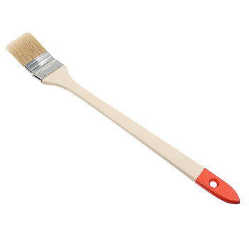 ЕРМАК/Headman Кисть радиаторная плоская нат. щетина 2" (50мм)