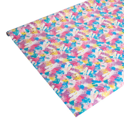 Бумага упаковочная, 70х100см, в ассортименте