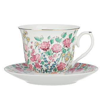 Набор чайный 2 пр., 225мл, MILLIMI, Паола, фарфор