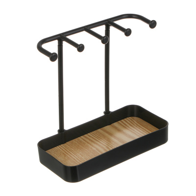 Подставка держатель для украшений, 20x10x19 см, пластик, МДФ, 2 цвета