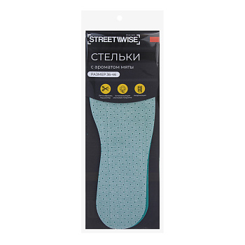 Стельки для обуви тм STREETWISE, ароматизированные, р-р 36-46