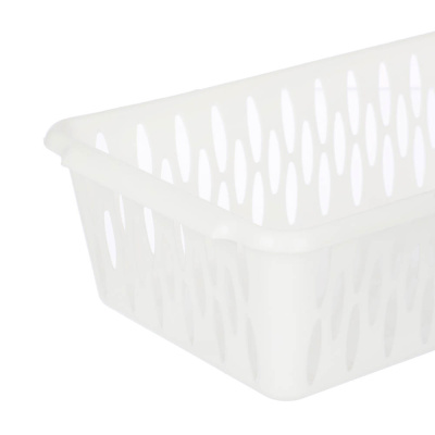 Корзинка для хранения Keeplex Light S 24,2х14,5х7,1см, пластик, белое облако
