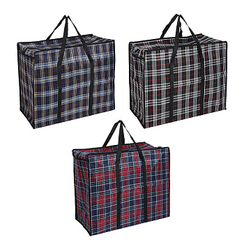 Сумка хозяйственная тм VETTA Шотландка, 60х50х30см, 90л, до 12кг, полипропилен, 3 цвета