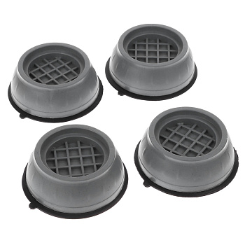 Подставки антивибрационные для бытовой техники тм VETTA, 4шт, 8x3.5см, пластик, ПВХ