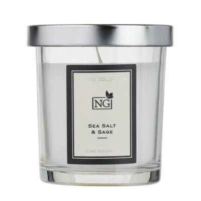 NEW GALAXY Свеча ароматизированная LEGEND COLLECTION, 88 гр, Sea Salt & Sage