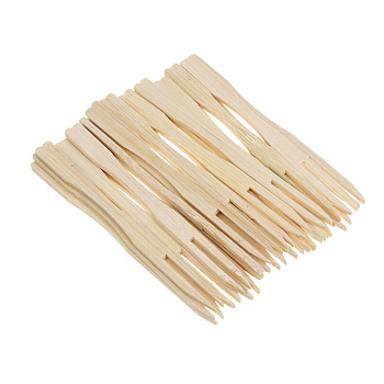 Набор шпажек бамбуковых тм Fntastic, в форме вилок, 24 шт, 8,5 см