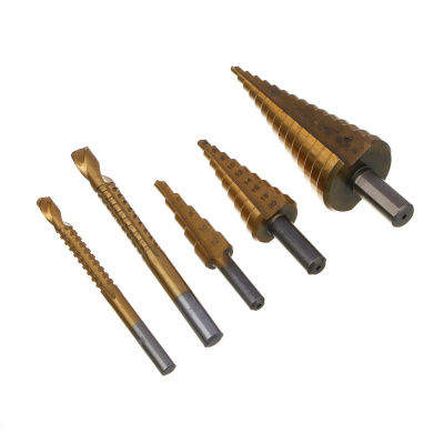 РОКОТ Сверла по металлу ступенчатые 3 шт + фрезерные 3 шт