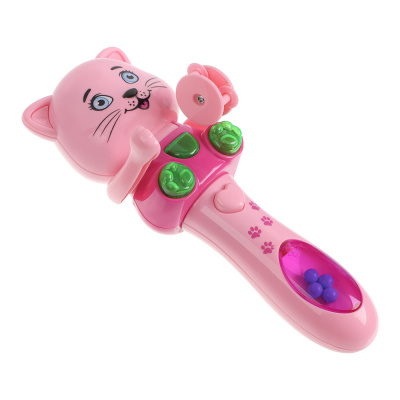 ИГРОЛЕНД Игрушка музыкальная в виде животного, пласт., 2ААА, 16х6х5,5см, 2 дизайна