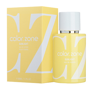Туалетная вода женская тм UNIQUE color.zone Sunlight, 50 мл