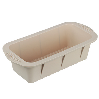 SATOSHI Форма для выпечки кекса, хлеба с ручками, 25x12x6см, силикон