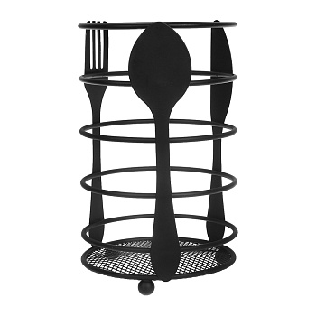 Подставка для столовых приборов тм VETTA Кухня, 10х10х16,5см, сталь Q195, 2 цвета