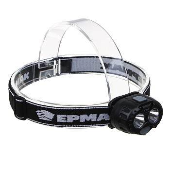 Фонарь налобный тм РОКОТ, LED, 3 режима, 1200 мАч, зарядка Type-C, сенсорный, пластик, 59х31х40 мм