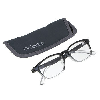 GALANTE Очки корригирующие с чехлом, пластик, полиэстер, PD62, (+): +1,+1.5,+2,+2.5,+3,+3.5 (ОК1)