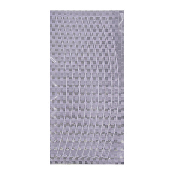 ЕРМАК Набор светоотражающих наклеек, 8 штук, 21*0,9 см, белый