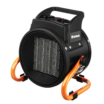 ЕРМАК Тепловая пушка электр., 2кВт, 185М3, 1720ккал/ч, 3 реж (0,03/1/ 2кВт) керам.нагр, BGP1506-02