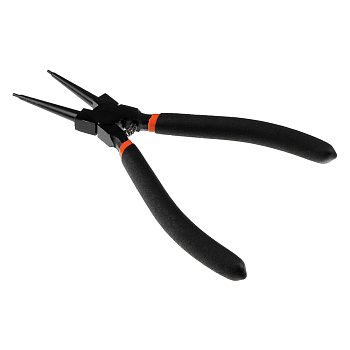 ЕРМАК Съемник внутренних стопорных колец на сжим, прямые губки,175 мм, сталь 45