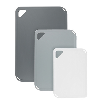 SATOSHI Ланьон Набор досок разделочных 3шт 36x25x0,6 см; 29x20x0,5 см; 23x16x0,4 см, пластик