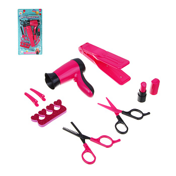 ИГРОЛЕНД Набор игровой профессии мини "Стилист", PP, ABS, 19х5х37см