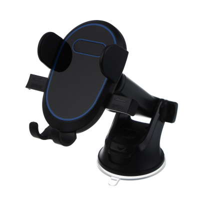 ЕРМАК Держатель смартфона на присоске, черный, синий