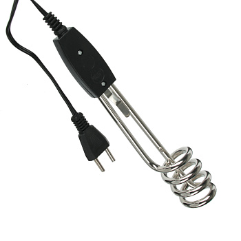 Электрокипятильник 1000Вт тм VETTA, 220В, шнур 75см, погружная часть 17см