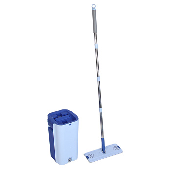 Набор для уборки с отжимом и смен.насадк. тм VETTA, 32х124см, доп.насад., ведро 12л, пласт., металл