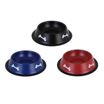 VETTA Миска для домашних животных, нерж. сталь, 16х4 см, 200 мл, 4 цвета