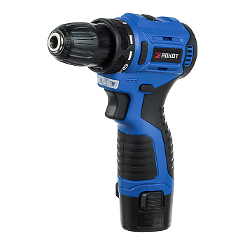 РОКОТ Дрель-шуруповерт аккумуляторный бесщеточный, 12В, 2*0 А*ч, 0-400/0-1400 об/мин, 38 Н*м