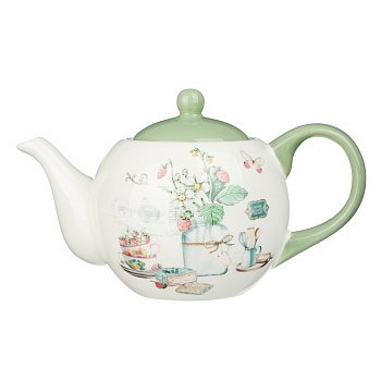 MILLIMI Земляника Чайник, 900мл, керамика