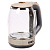 LEBEN Чайник электрический со стеклянной колбой, 1850 Вт, 1,7л
