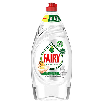 Средство для мытья посуды FAIRY Pure & Clean, 900мл