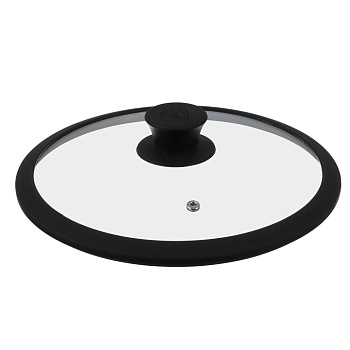 SATOSHI/BY COLLECTION Крышка стекло/силикон с ручкой, 24см