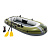 Лодка надувная тм Intex Seahawk 2 BOAT SET, 236x114x41см, до 240кг, весла/насос/рем.комп., 66332NP