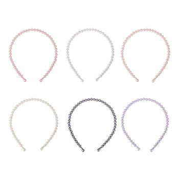 Ободок для волос ЮНИLOOK, 0,8см, пластик, 6 цветов, ACS-108