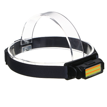 ЕРМАК Фонарь налобный, LED+COB, 4 режима, 500мАч, зарядка Туре-С, 80х33х33 мм, пластик, красный свет