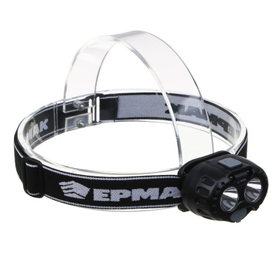 Фонарь налобный тм РОКОТ, LED, 3 режима, 1200 мАч, зарядка Type-C, сенсорный, пластик, 59х31х40 мм