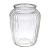 Ваза, 14х18,5 см, стекло, прозрачная